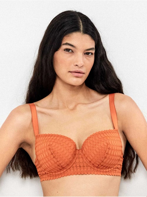 Soutien-gorge capacité de dentelle géométrique - Kiabi Soutien-gorge capacité de dentelle géométrique - Kiabi