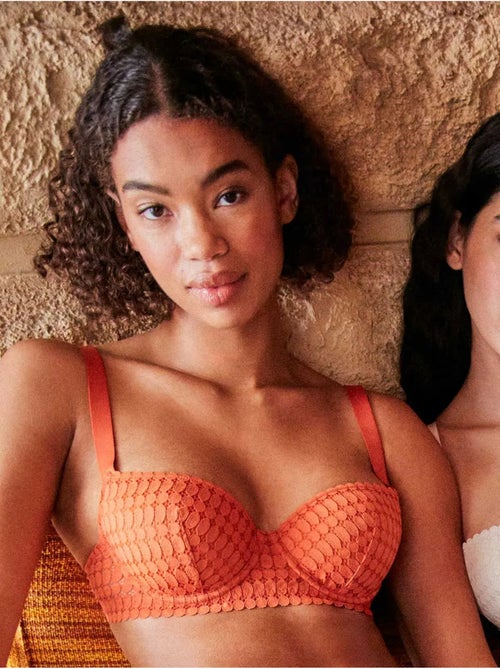 Soutien-gorge capacité de dentelle géométrique - Kiabi Soutien-gorge capacité de dentelle géométrique - Kiabi