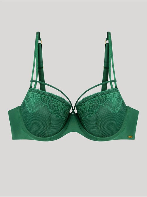 Soutien-gorge capacité sans rembourrage détail cordelettes - Kiabi Soutien-gorge capacité sans rembourrage détail cordelettes - Kiabi