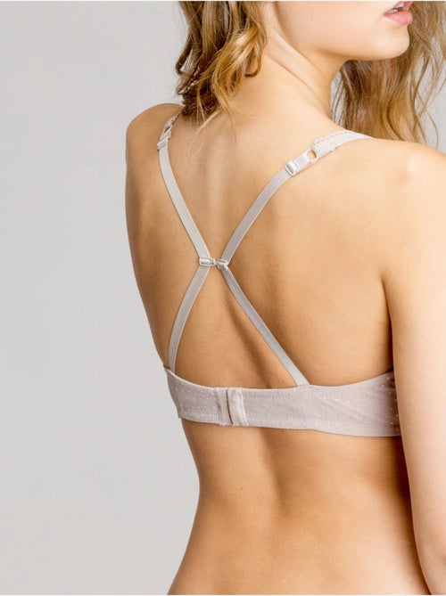 Soutien-gorge classique avec armature et mousse en plumetis - Kiabi Soutien-gorge classique avec armature et mousse en plumetis - Kiabi