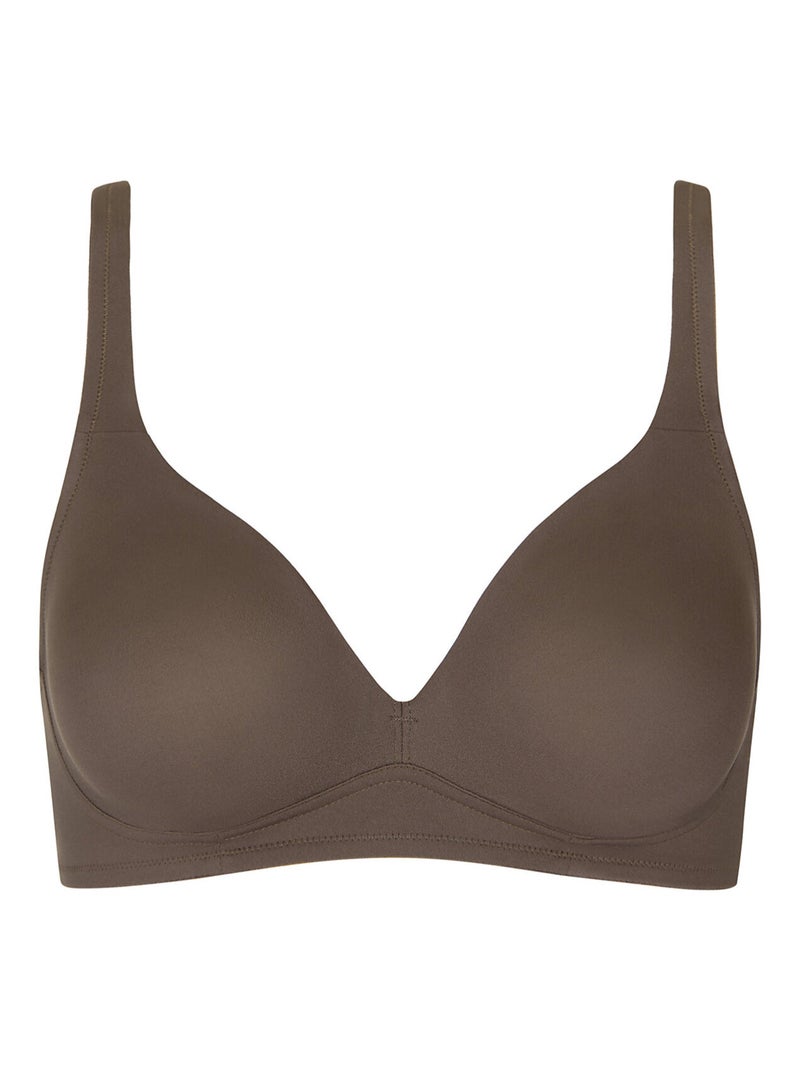 Soutien-gorge confort sans armatures maya Marron chocolat - Kiabi