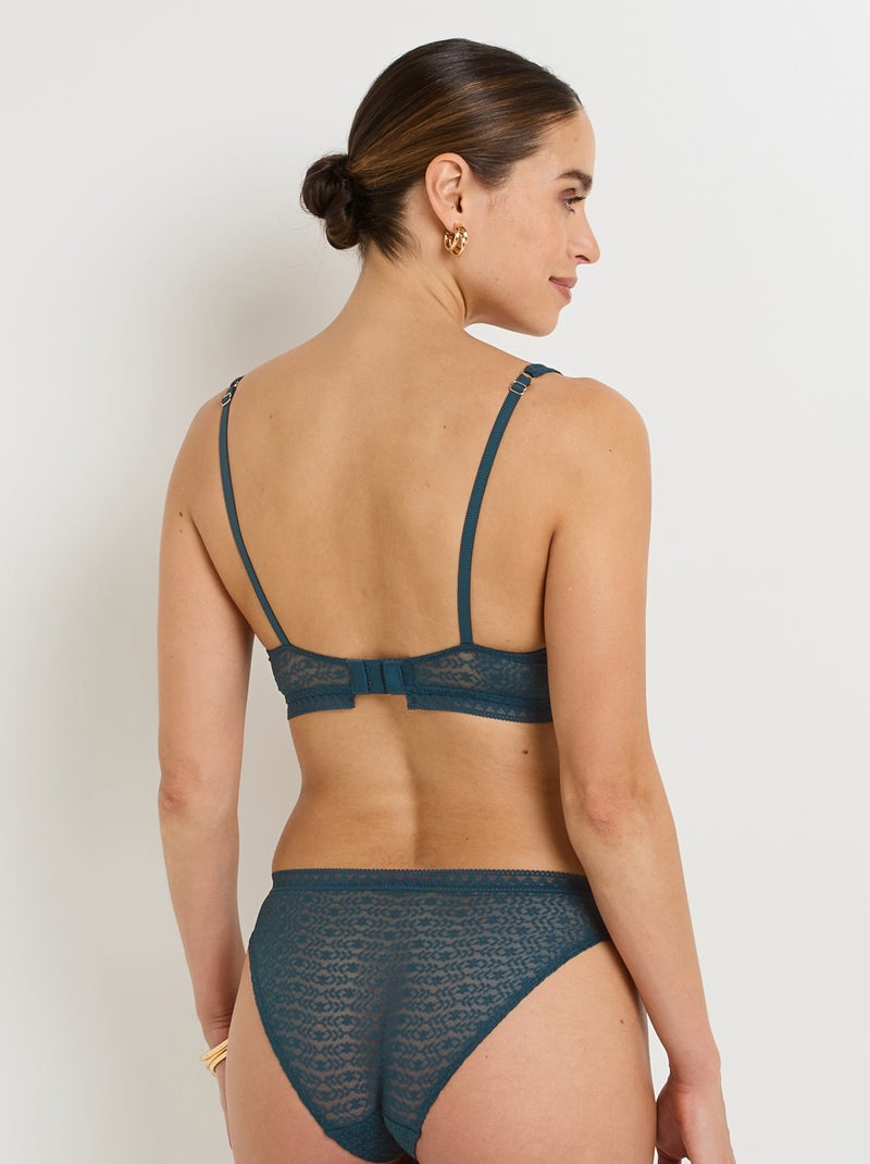 Soutien-gorge corbeille dentelle Ginger - RougeGorge Lingerie Bleu - Kiabi