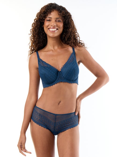 Soutien-gorge corbeille emboîtant en dentelle - Kiabi