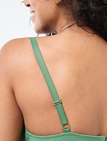 Soutien-gorge corbeille emboîtant en dentelle