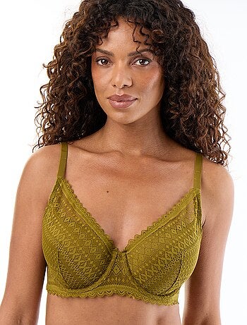 Soutien-gorge corbeille emboîtant en dentelle