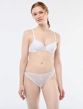Soutien-gorge corbeille en dentelle