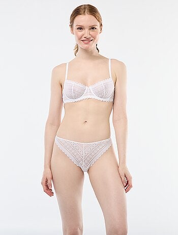 Soutien-gorge corbeille en dentelle