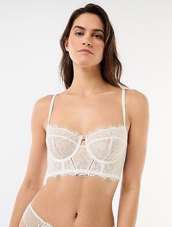 Soutien-gorge corbeille en dentelle