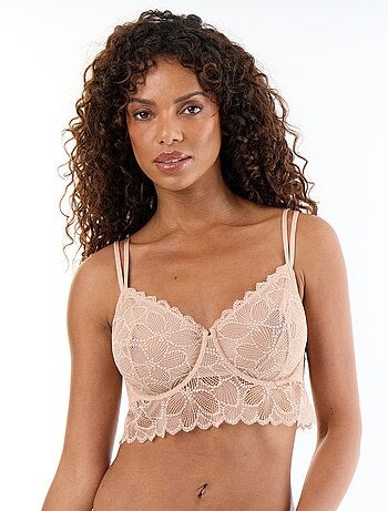 Soutien-gorge corbeille en dentelle bonnet D&E