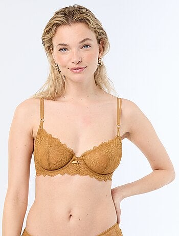 Soutien-gorge corbeille en dentelle