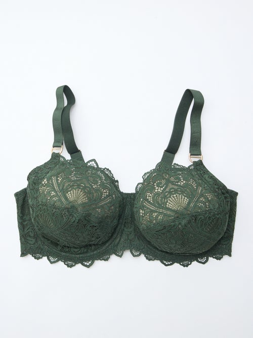 Soutien-gorge corbeille en dentelle - Kiabi