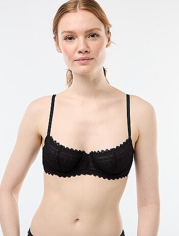 Soutien-gorge corbeille en dentelle