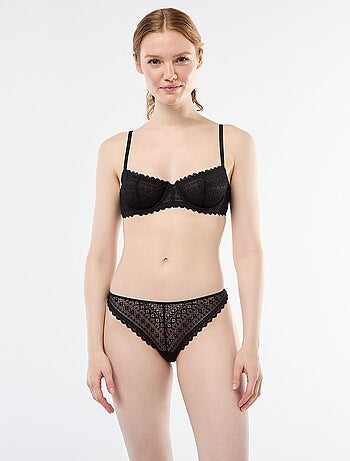 Soutien-gorge corbeille en dentelle