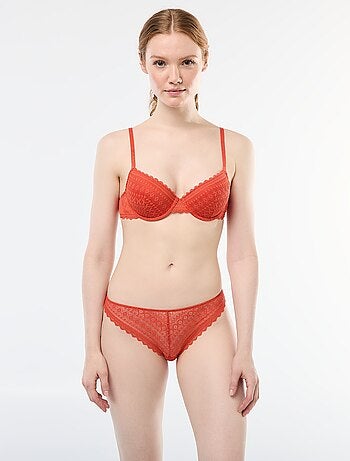 Soutien-gorge corbeille en dentelle