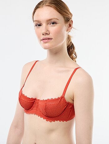 Soutien-gorge corbeille en dentelle