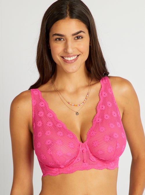 Soutien-gorge corbeille en dentelle - Kiabi