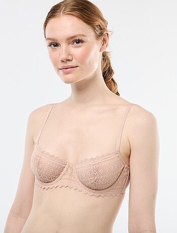 Soutien-gorge corbeille en dentelle