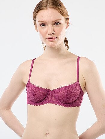 Soutien-gorge corbeille en dentelle