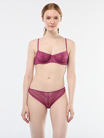Soutien-gorge corbeille en dentelle