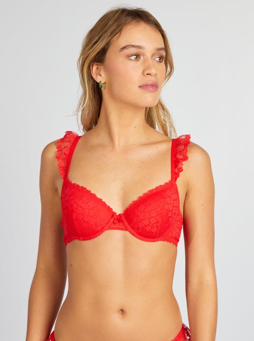 Soutien-gorge corbeille en dentelle - Kiabi