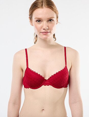 Soutien-gorge corbeille en dentelle