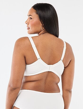 Soutien-gorge corbeille en microfibre côtelée