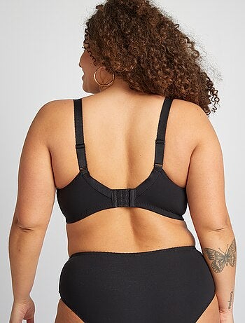 Soutien-gorge corbeille en microfibre côtelée