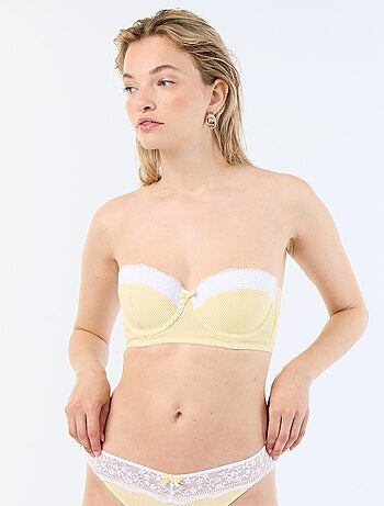 Soutien-gorge corbeille rayé
