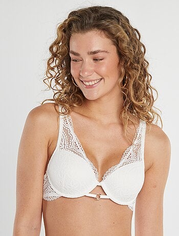 Soutien-gorge coupe foulard en dentelle