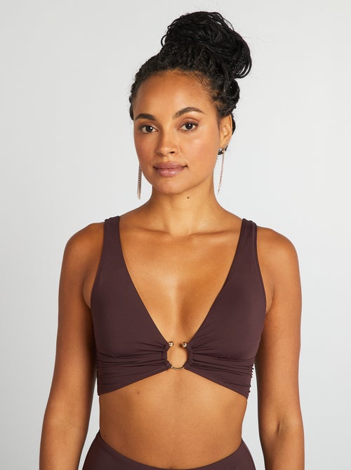 Soutien-gorge de bain avec anneau entrebonnet - Kiabi