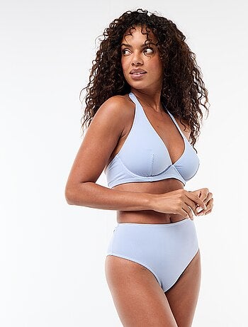 Soutien-gorge de bain bonnet D&E imprimé vichy