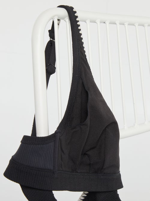 Soutien-gorge de bain post-opératoire en nid d'abeille - Kiabi