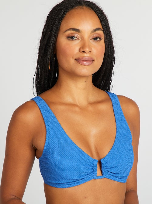 Soutien-gorge de bain texturé - Kiabi
