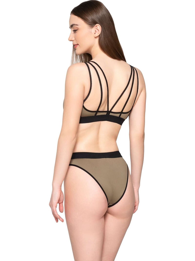 Soutien-gorge de sport brassière splendid Kaki - Kiabi