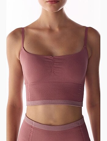Soutien-gorge de sport rayé sans coutures penti
