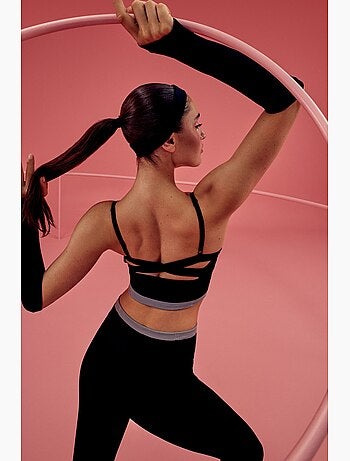 Soutien-gorge de sport rayé sans coutures penti
