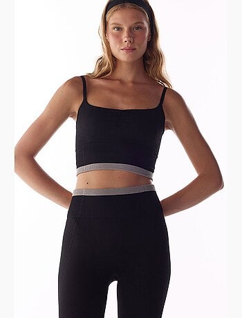 Soutien-gorge de sport rayé sans coutures penti