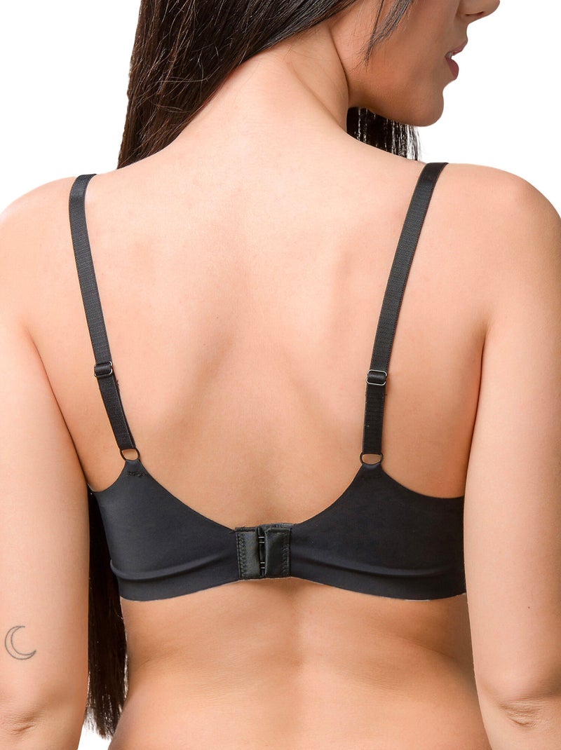 Soutien-gorge de sport sans armatures every wear Noir - Kiabi