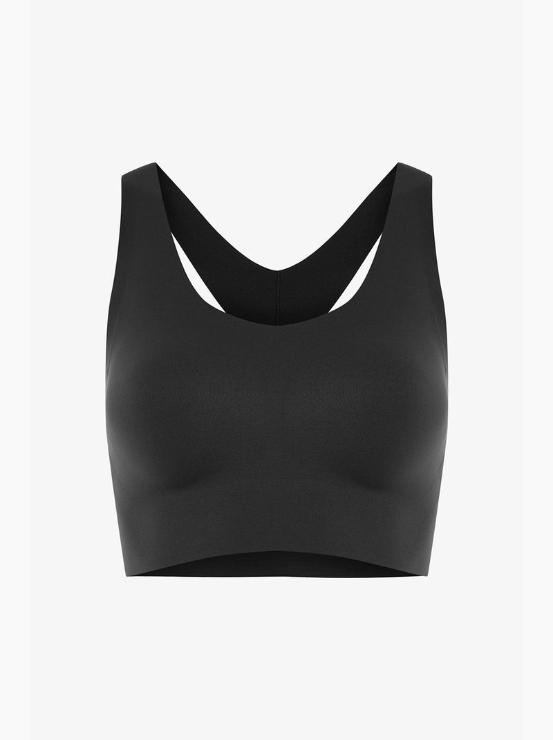Soutien-gorge de sport zero feel à maintien moyen invisible penti Noir - Kiabi