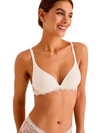 Soutien-gorge décolleté profond préformé ss armatures manuela mariage