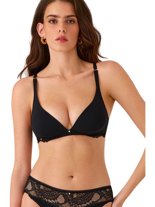 Soutien-gorge décolleté profond sans armatures renatta - Kiabi