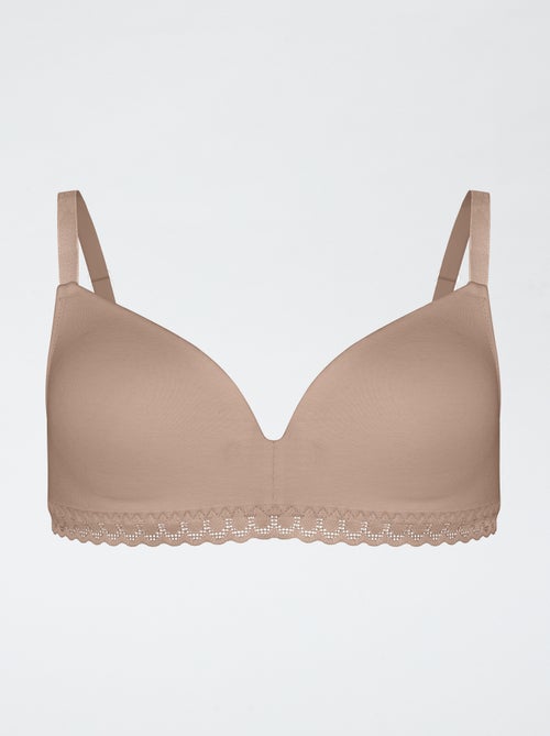 Soutien gorge DIM à dentelle uni - Kiabi