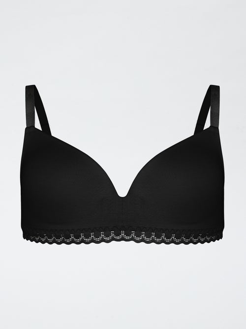 Soutien gorge DIM à dentelle uni - Kiabi