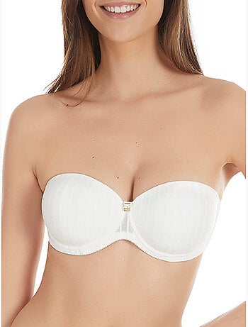 Soutien-gorge écologique bandeau glacier mariage ivoire