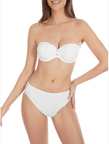 Soutien-gorge écologique bandeau glacier mariage ivoire