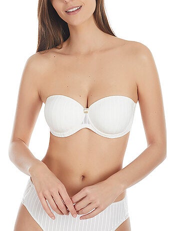 Soutien-gorge écologique bandeau glacier mariage ivoire