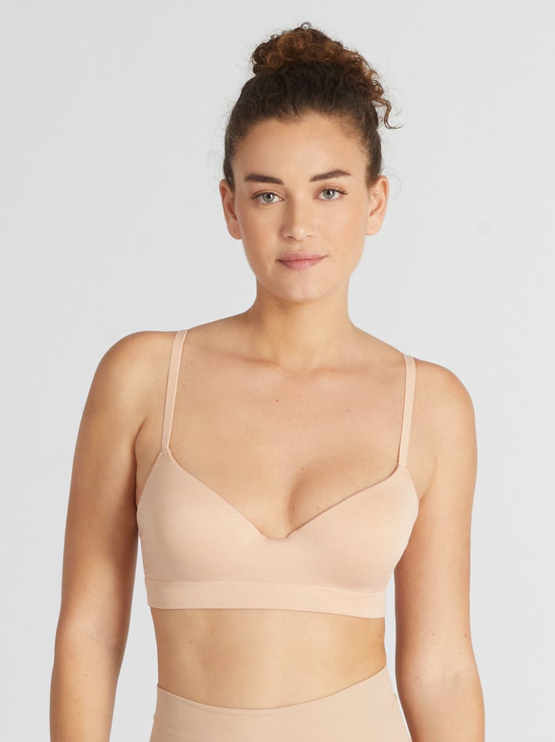 Soutien-gorge effet push-up Rose - Kiabi