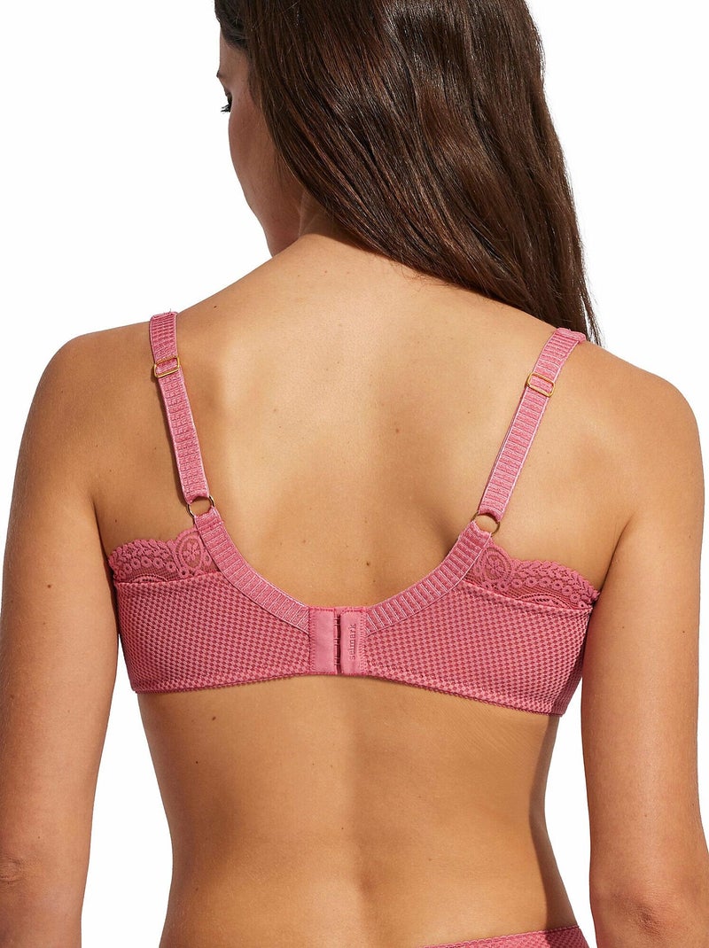 Soutien-gorge emboîtant armaturé confort matilda Rose - Kiabi