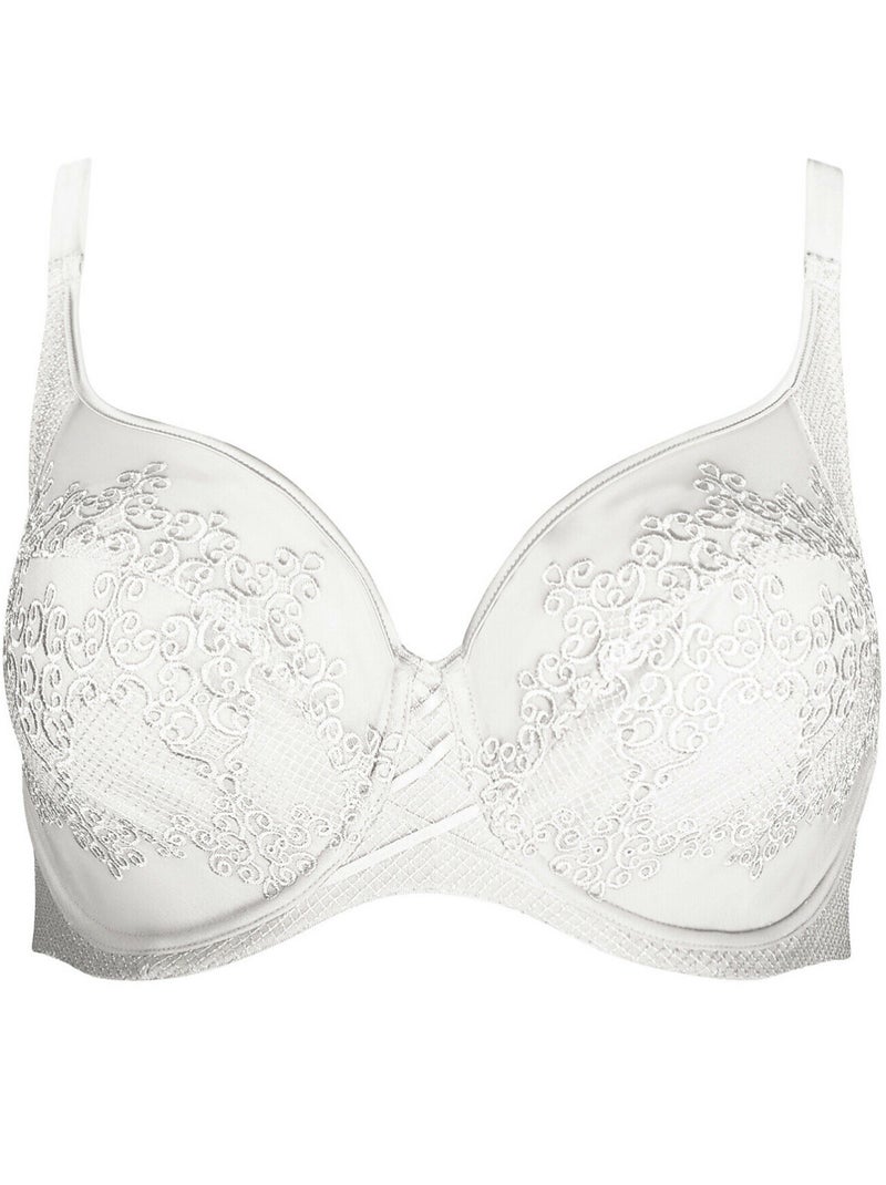 Soutien-gorge emboîtant baroc Ecru - Kiabi