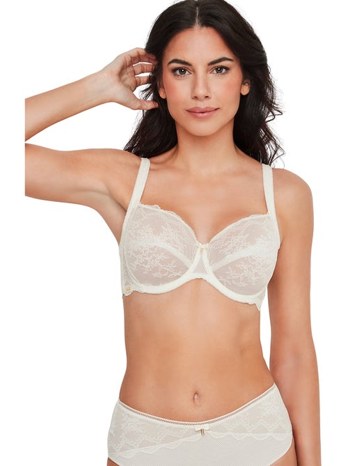 Soutien-gorge emboîtant confort armaturé manuela mariage - Kiabi